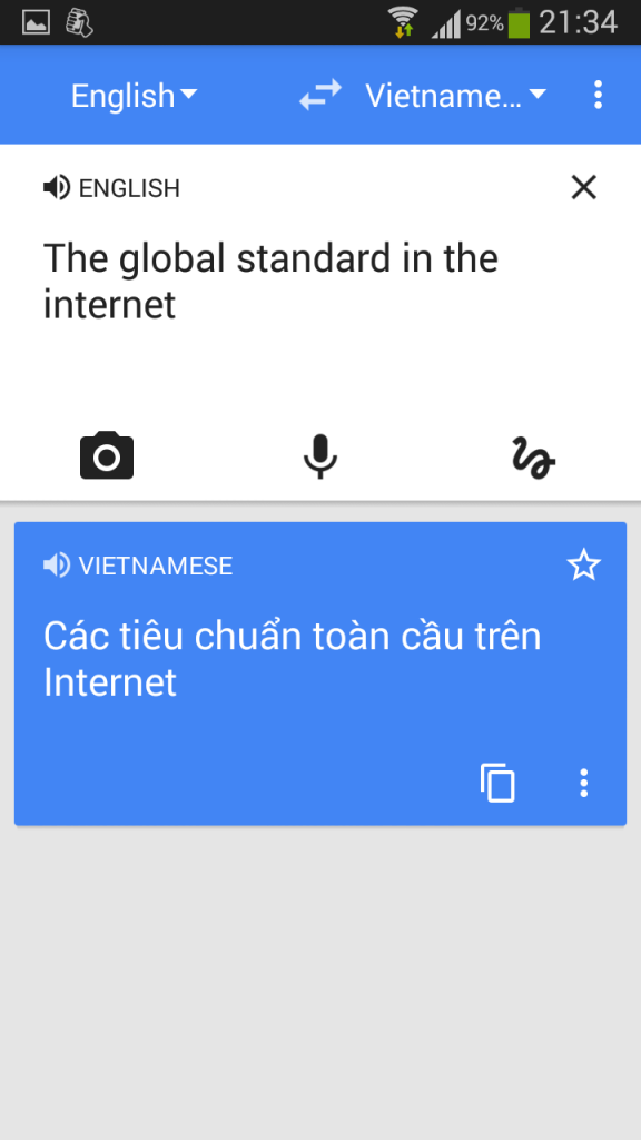 Google dịch bằng giọng nói - Ứng dụng Google Translate 02