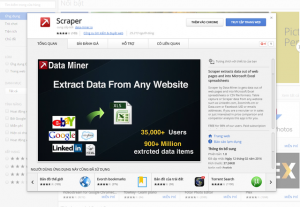 Scraper - Công cụ lấy nội dung từ các website