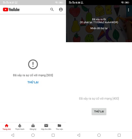 không truy cập được Youtube