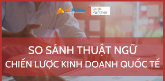 So sánh thuật ngữ chiến lược kinh doanh Quốc Tế