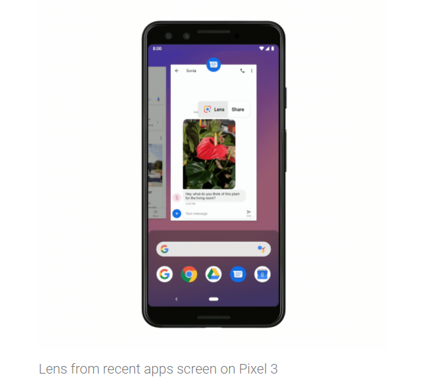 Pixel 3 - Google lens là gì 