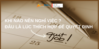 Khi nào nên nghỉ việc ? Đâu là lúc thích hợp để quyết định