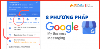 8 phương pháp hay nhất về Google My Business Messaging