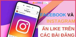 facebook và instagram ẩn like trên các bài đăng