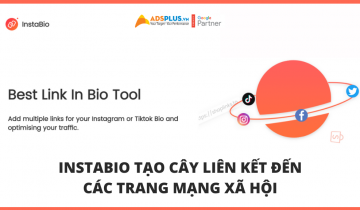 InstaBio tạo cây liên kết đến các trang mạng xã hội