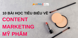 10 bài học tiêu biểu về content marketing mỹ phẩm