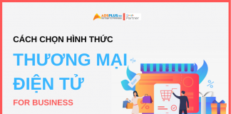 cách chọn hình thức thương mại điện tử