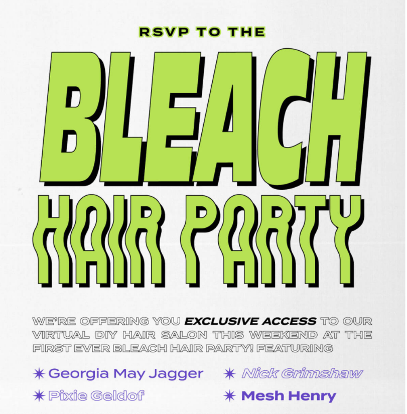 Nền tảng Bleach's Hair Party của Bleach 