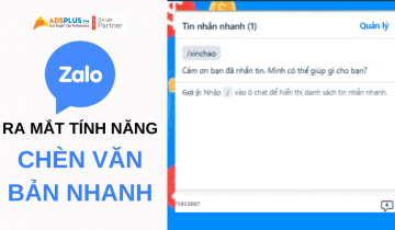Chèn tin nhắn nhanh Zalo