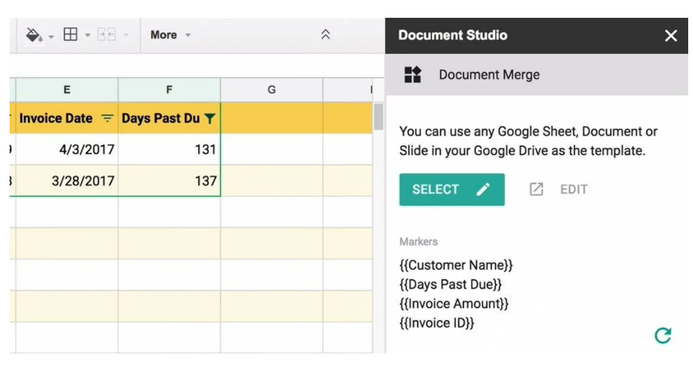 Google sheets