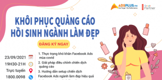 workshop online ngành làm đẹp