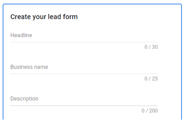 google ads lead forms là gì