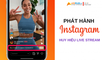 huy hiệu livestream instagram