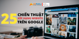 thứ hạng website trên google