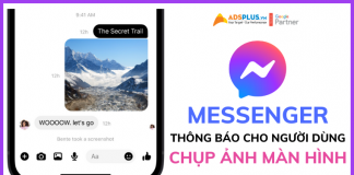 messenger chụp ảnh màn hình