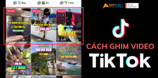 cách ghim video tiktok