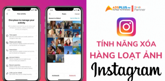 tính năng xóa hàng loạt của instagram