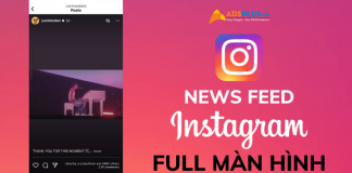 instagram full màn hình