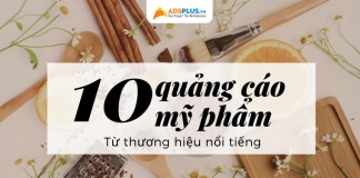 quảng cáo về mỹ phẩm