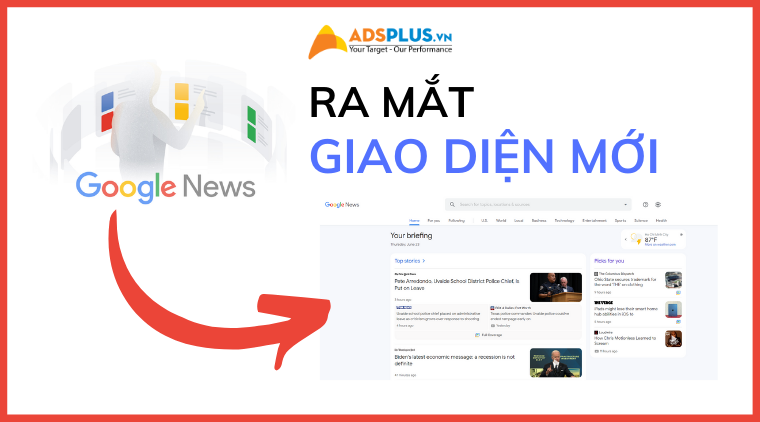 giao diện google news