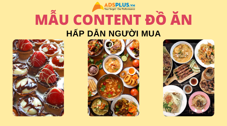 mẫu content đồ ăn