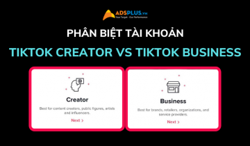 tài khoản tiktok business và creator