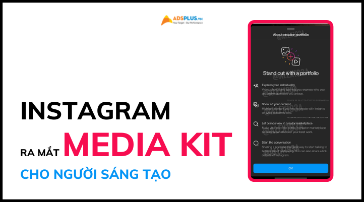 instagram media kit mới