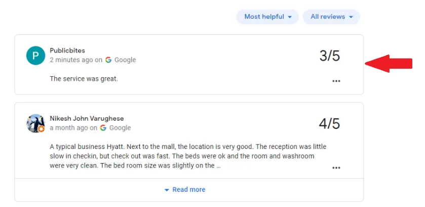 cách xóa review trên google
