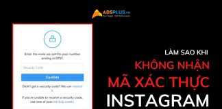 không nhận được mã xác thực instagram