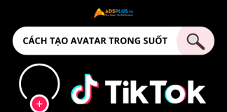 làm ảnh đại diện trong suốt trên tiktok