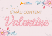 mẫu content cho valentine
