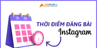 thời điểm đăng bài trên instagram