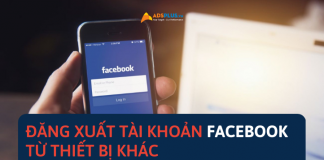 cách đăng xuất khỏi facebook