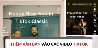 thêm chữ vào video tiktok