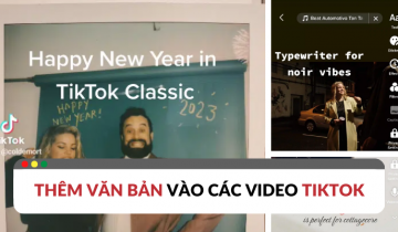 thêm chữ vào video tiktok