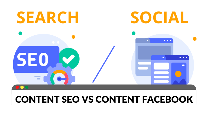 so sánh content seo và content facebook