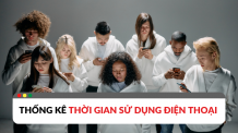 thống kê thời gian sử dụng điện thoại