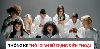 thống kê thời gian sử dụng điện thoại