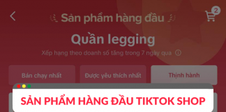 sản phẩm hàng đầu tiktok