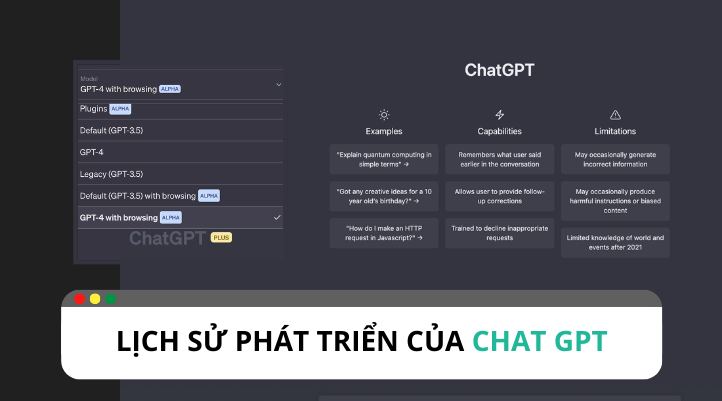 Lịch sử Chat GPT - Trí tuê nhân tạo mang tính đột phá
