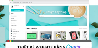 Hướng dẫn thiết kế website bằng Canva