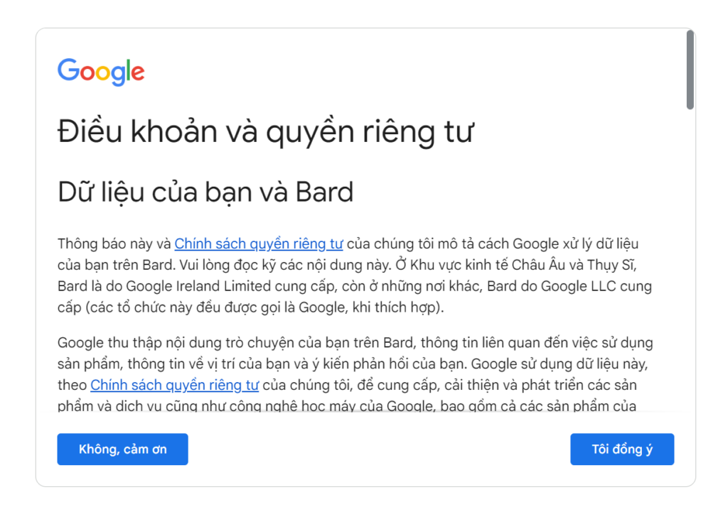 Hướng dẫn chi tiết cách sử dụng Google Bard