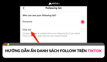 Các bước giúp ẩn follow TikTok cho người dùng