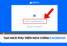 Cập nhật mới: Tạo nick phụ trên nick chính Facebook