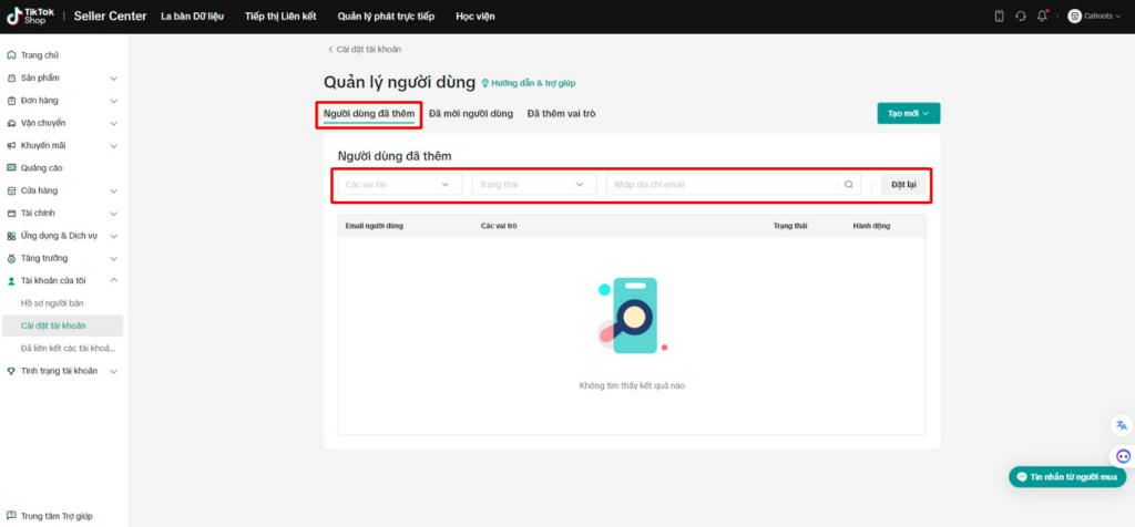 Làm sao để quản lý người dùng trên TikTok Shop hiệu quả?