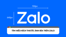 Kích thước ảnh bìa Zalo cho cá nhân và OA