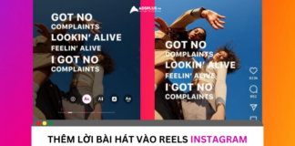 Cập nhật mới: thêm lời nhạc vào Reels Instagram