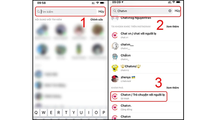 Chat cùng người lạ trên Messenger bằng Chatvn 