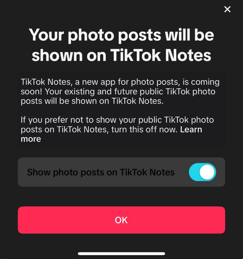 TikTok Notes là gì?