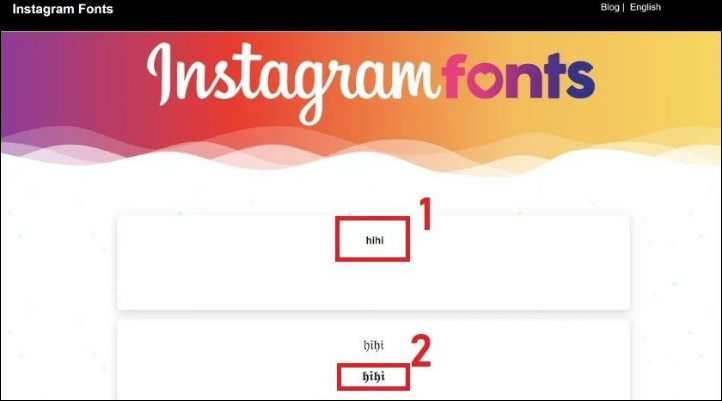 Dùng công cụ Instagram Fonts để đổi kiểu chữ đẹp